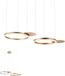 Redo 01-2607 - LED Stmievateľný luster na lanku SIGUA LED/99W/230V 3000K hnedá