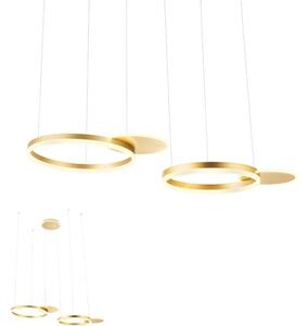 Redo 01-2606 - LED Stmievateľný luster na lanku SIGUA LED/99W/230V 3000K zlatá