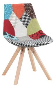 Originálna stolička v látke patchwork (k202560)