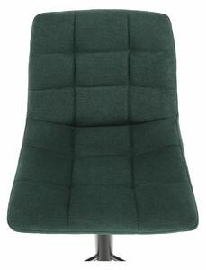 KONDELA Barová stolička, zelená/čierna, LAHELA