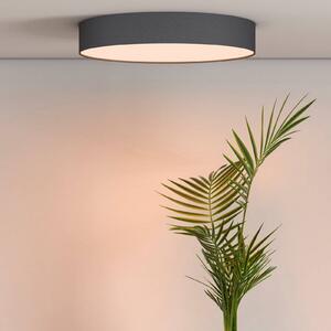 Calex Smart stropné LED svetlo Fabric, Ø 40 cm, RGBW, stmievateľné, Čierna, Obývacia izba / jedáleň, Plast, Moderný, Závesné svietidlo