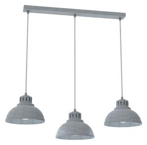 Luster na lanku SVEN 3xE27/15W/230V šedá