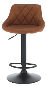 Futuristická barová stolička koňaková (k228982)