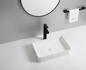 Erga Emiliana, umývadlo na dosku 500x335x110 mm, biela lesklá, ERG-V03-9533-WH