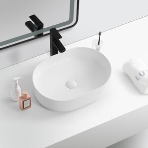 Erga Lakelyn, umývadlo na dosku 600x370x135 mm, biela lesklá, ERG-V03-9720B-WH