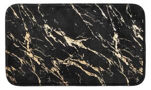 Čierna/v zlatej farbe kúpeľňová predložka 45x75 cm Aquamarbre – douceur d'intérieur