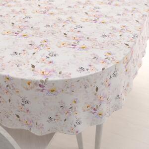 Biante Teflónový oválny obrus TF-090 Plané ruže na bielom 50x100 cm