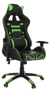 Komfortné kancelárske/herné kreslo v čierno-zelenej farbe (k255218)