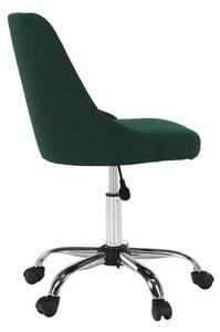 Kondela Kancelárska stolička, smaragdová/chróm, EDIZ