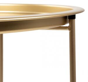 Príručný stolík STALDIS zlatý 870168