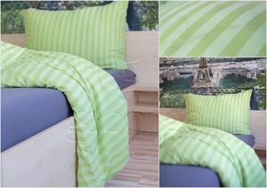 Svetlo-zelené jednofarebné obliečky z viskózy AMIDO-EXQUISIT Rozmer: 1x70x90 / 1x140x200 cm