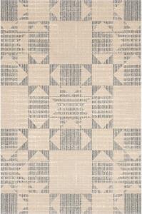 Béžový vlnený koberec 170x240 cm Frotage beige – Agnella