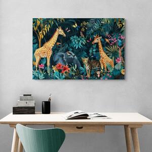 Obraz zvieratá z džungle