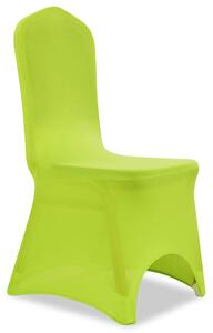 Naťahovací návlek na stoličku, 6 ks, zelený