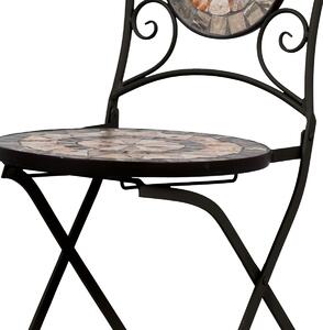 Záhradná stolička Mosaic, kovová konštrukcia