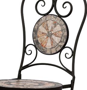Záhradná stolička Mosaic, kovová konštrukcia