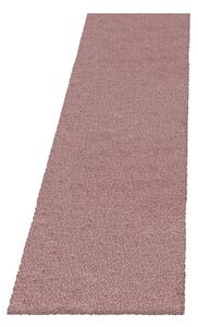 Ružový behúň 80x250 cm Fluffy – Ayyildiz Carpets