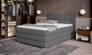 WERSAL Moderná boxspring posteľ RITA 100x200 s úložným priestorom - výber poťahu zo vzorkovníka