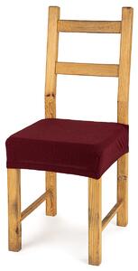 4home Multielastický poťah na sedák na stoličku Comfort bordó, 40 - 50 cm, sada 2 ks