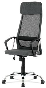 Štýlová pohodlná kancelárska stolička sivej farby