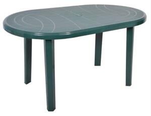 Plastový záhradný stôl JANTAR - zelený