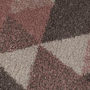 Sivo-ružový koberec Flair Rugs Nuru, 60 x 230 cm