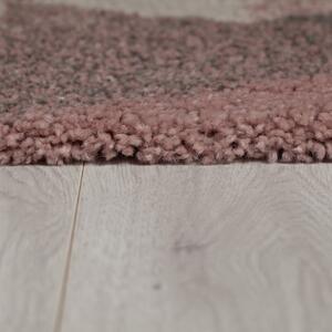Ružovo-sivý koberec Flair Rugs Nuru, 120 × 170 cm