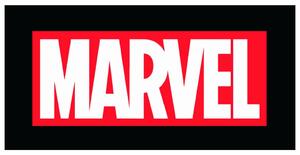 Carbotex Bavlnená froté osuška 70x140 cm - Logo Marvel