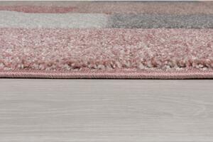 Ružovo-sivý koberec Flair Rugs Cosmos, 80 × 150 cm