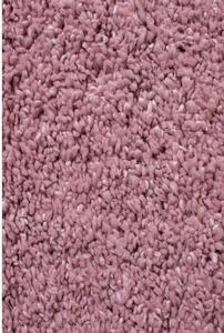 Tmavoružový koberec Flair Rugs Sparks, ⌀ 133 cm