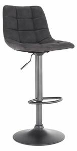Príjemná a pohodlná barová stolička sivá (k277833)