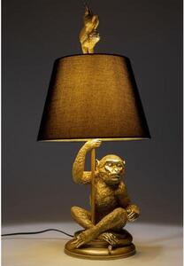 Animal Pole Dance stolná lampa čierno/zlatá 68 cm
