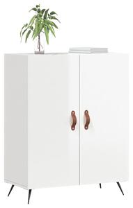 Komoda lesklá biela 69,5x34x90 cm spracované drevo