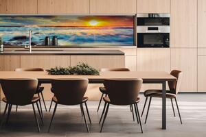 DIMEX | Dibond doska za kuchynskú linku | DBW-26060-109 Západ slnka | 260 x 60 cm