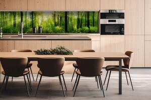 DIMEX | Dibond doska za kuchynskú linku | DBW-26060-133 Svieži les | 260 x 60 cm