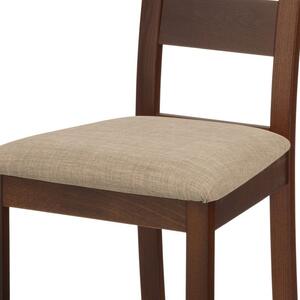 Elegantná jedálenská stolička z masívneho dreva vo farbe orech (a-2603 orech)