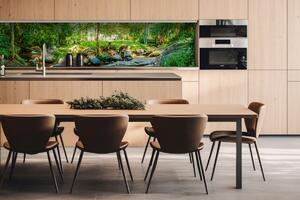 DIMEX | Dibond doska za kuchynskú linku | DBW-26060-134 Botanická záhrada | 260 x 60 cm