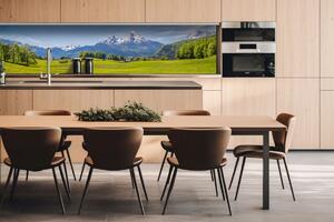 DIMEX | Dibond doska za kuchynskú linku | DBW-26060-135 Alpský pohľad | 260 x 60 cm