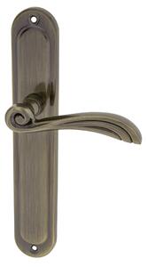 Alub Gracja patina - dverové štítové kovanie 90 mm