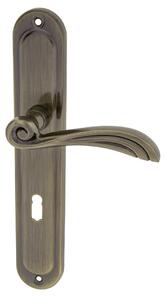 Alub Gracja patina - dverové štítové kovanie 90 mm