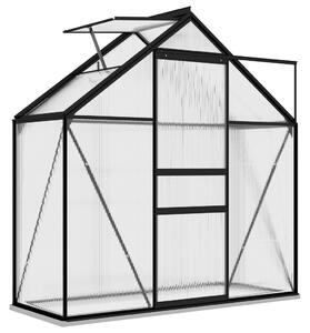 Skleník, antracitový, hliník 1,33 m²