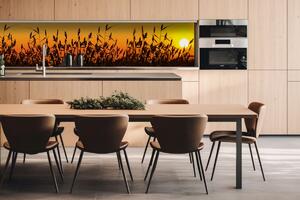 DIMEX | Dibond doska za kuchynskú linku | DBW-26060-128 Západ slnka | 260 x 60 cm