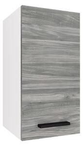 Kuchynská skrinka Belini horná 30 cm šedý antracit Glamour Wood TOR SG30/1/WT/GW1/0/B1