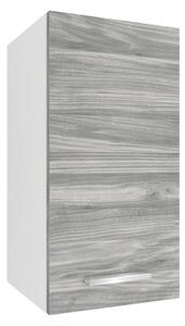 Kuchynská skrinka Belini horná 30 cm šedý antracit Glamour Wood TOR SG30/1/WT/GW1/0/E