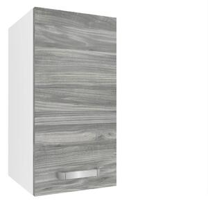 Kuchynská skrinka Belini horná 30 cm šedý antracit Glamour Wood TOR SG30/1/WT/GW1/0/U