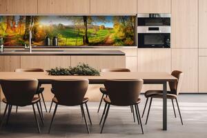 DIMEX | Dibond doska za kuchynskú linku | DBW-26060-083 Lúka | 260 x 60 cm