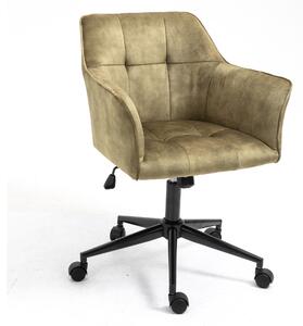 Kancelárska stolička KIPPER olivová/čierna