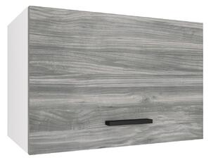 Kuchynská skrinka Belini nad digestor 60 cm šedý antracit Glamour Wood TOR SGP60/2/WT/GW1/0/B1