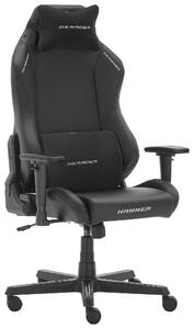 HERNÁ STOLIČKA, vzhľad kože, čierna Dxracer - Kancelárske stoličky