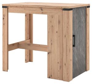 BAROVÝ DIEL, bridlicová, dub artisan Hom`in - Barový nábytok